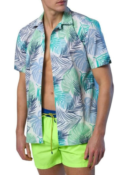Costume North Sails Uomo Basic Volley 36cm Celeste North Sails  Angolo dello Sport