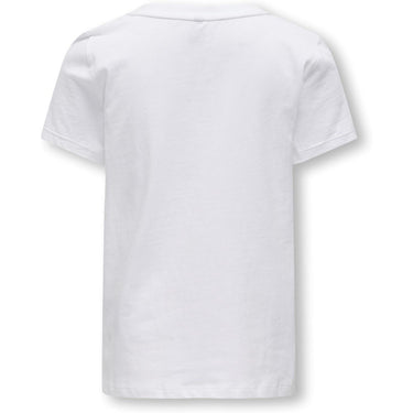 T-shirt ONLY Bambina KELLY Bianco