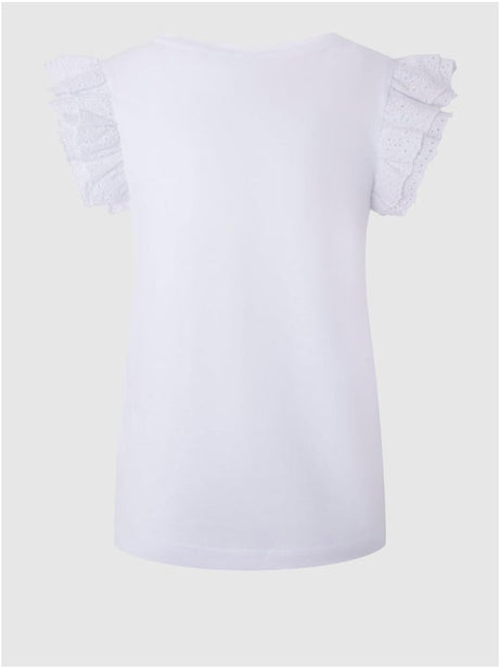 T-Shirt Pepe Jeans Donna Lindsay Bianco Pepe Jeans  Angolo dello Sport