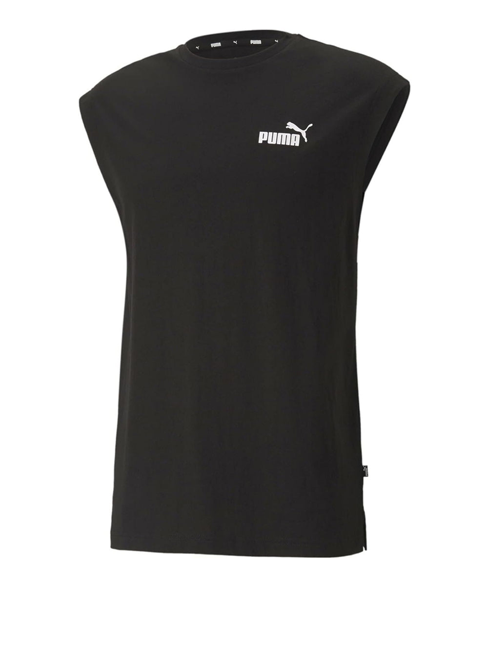 Canottiera Sportiva Puma Uomo Ess Sleeveless Nero Puma  Angolo dello Sport