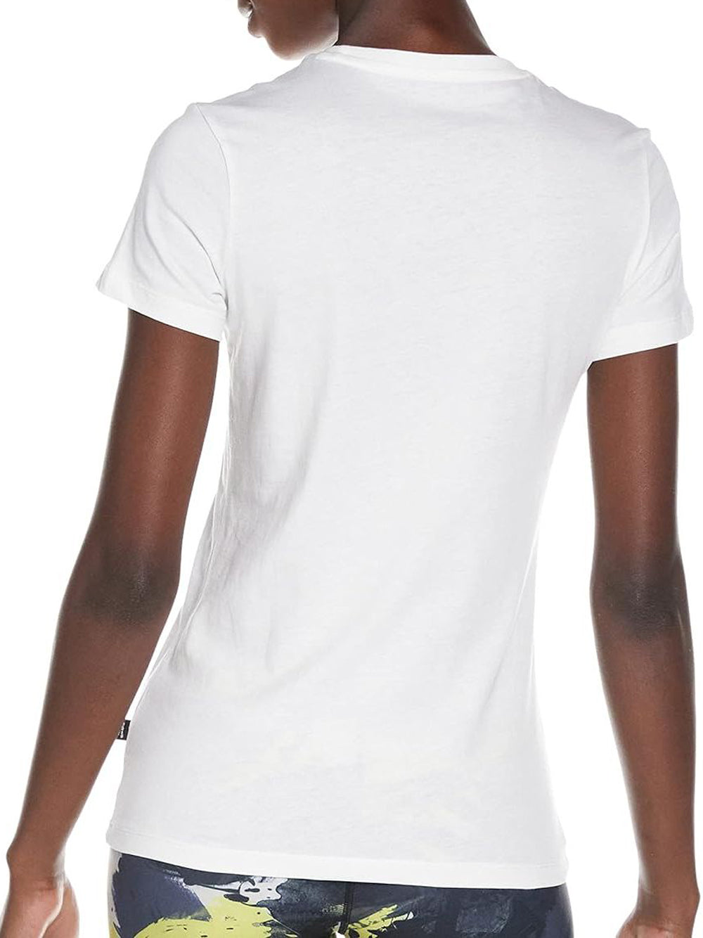T-Shirt Sportiva Puma Donna Ess Logo Bianco Puma  Angolo dello Sport