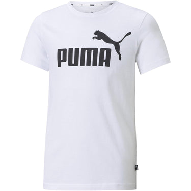 T-shirt Sportiva PUMA Bambino ESS LOGO Bianco