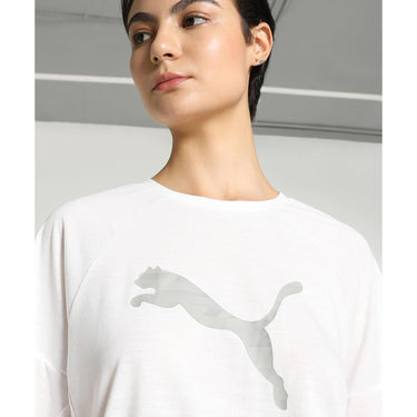 T-shirt Sportiva PUMA Donna EVOSTRIPE GRAPHIC Bianco