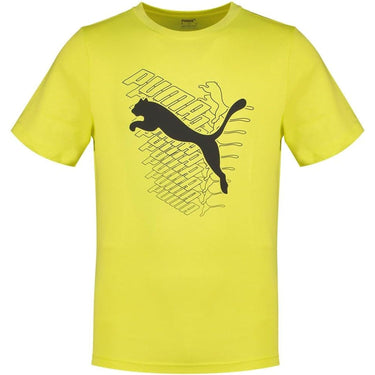 T-shirt Sportiva PUMA Uomo GRAPHICS CAT Lime