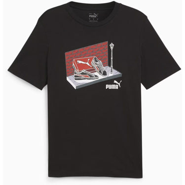 T-shirt Sportiva PUMA Uomo GRAPHICS SNEAKER BOX Nero
