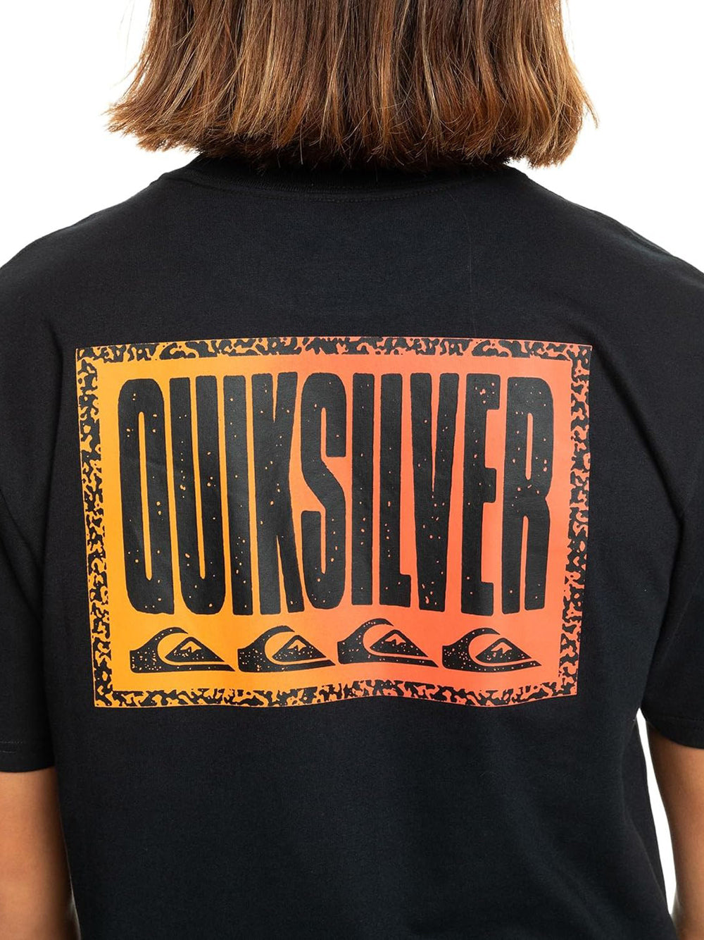 T-Shirt Quicksilver Uomo Long Fade Nero Quicksilver  Angolo dello Sport