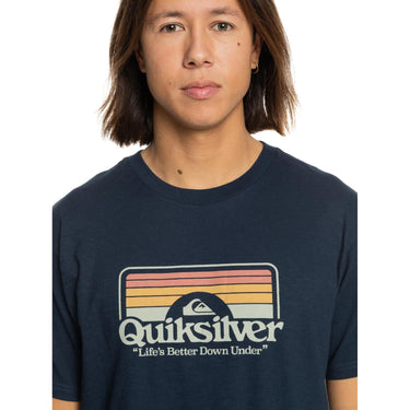 T-shirt QUICKSILVER Uomo STEP INSIDE Blu