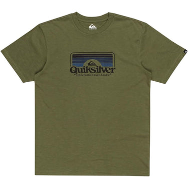 T-shirt QUICKSILVER Uomo STEP INSIDE Verde