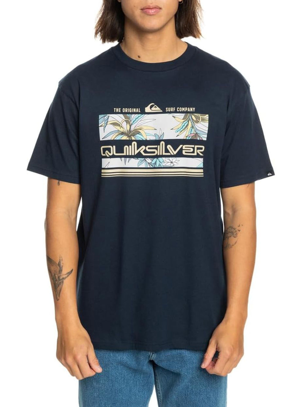 T-Shirt Quicksilver Uomo Tropical Rainbow Blu Quicksilver  Angolo dello Sport