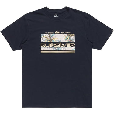 T-shirt QUICKSILVER Uomo TROPICAL RAINBOW Blu