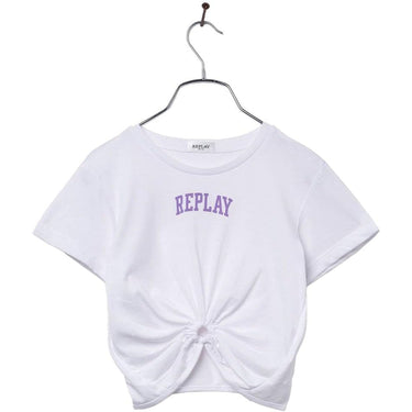 T-shirt REPLAY Bambina Bianco