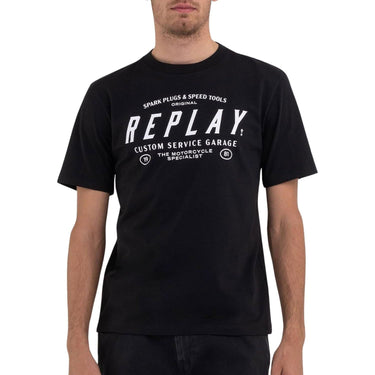 T-shirt REPLAY Uomo Nero