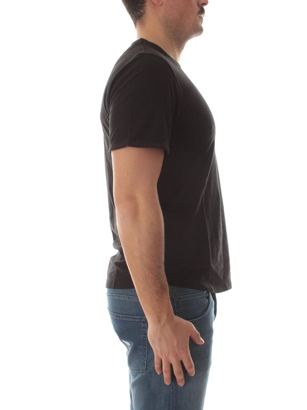 T-Shirt Sun 68 Uomo Round Bottom Nero Sun 68  Angolo dello Sport
