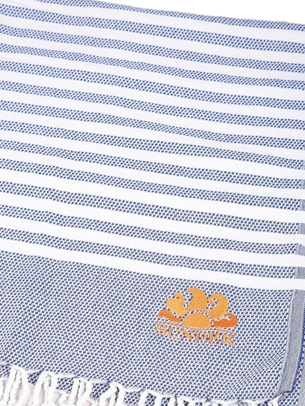 Telo Mare Sundek Unisex Parana Jacquard Honeycomb Fouta Navy Sundek  Angolo dello Sport