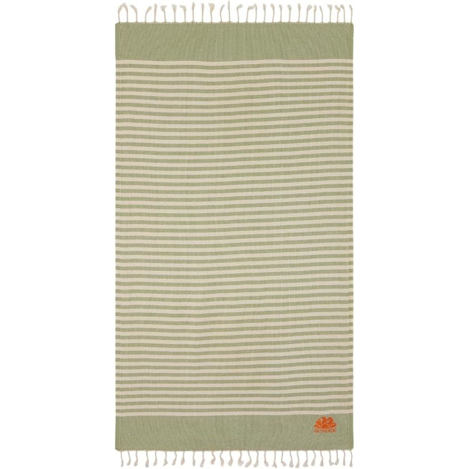 Telo Mare SUNDEK Unisex PARANA JACQUARD HONEYCOMB FOUTA Verde