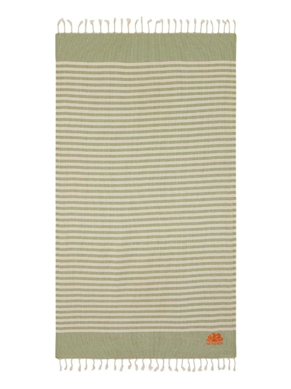Telo Mare Sundek Unisex Parana Jacquard Honeycomb Fouta Verde