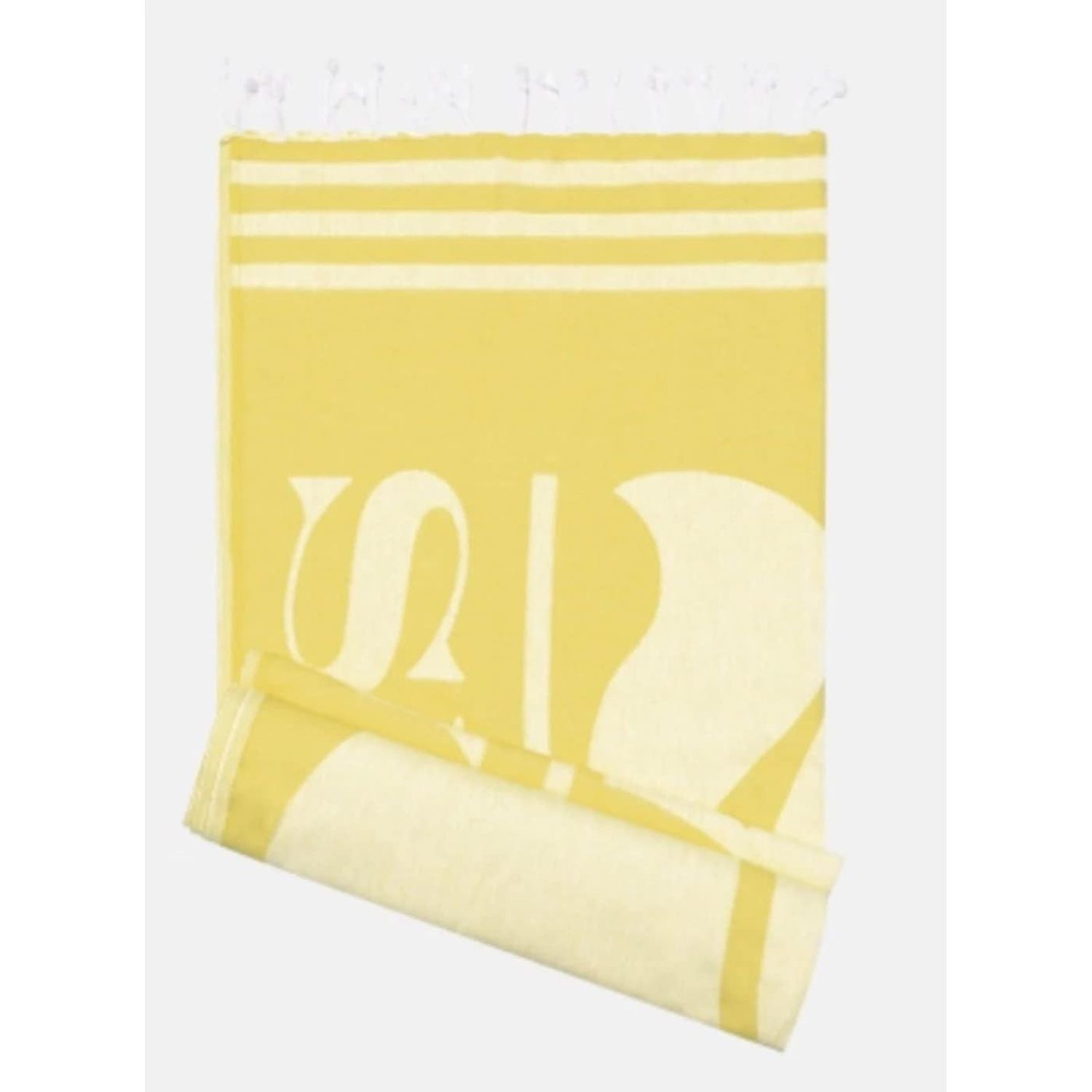 Telo Mare SUNDEK Unisex KEY JACQUARD FOUTA Giallo