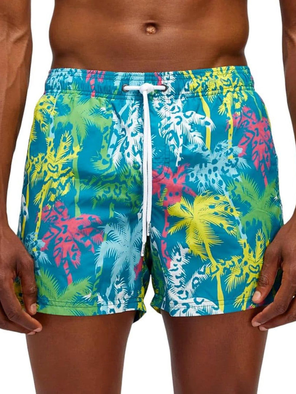 Costume Sundek Uomo Printed 7p Palmalier Blu
