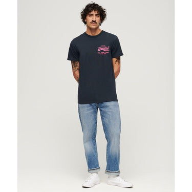T-shirt SUPERDRY Uomo NEON VL Blu