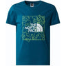 T-shirt THE NORTH FACE Bambino TEEN NEW S/S GRAPHIC Blu