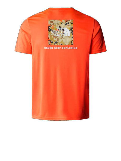 T-Shirt Sportiva The North Face Uomo Reaxion Red Arancione The North Face  Angolo dello Sport