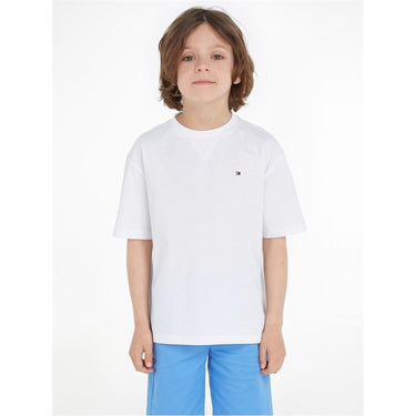T-shirt TOMMY HILFIGER Bambino ESSENTIAL Bianco