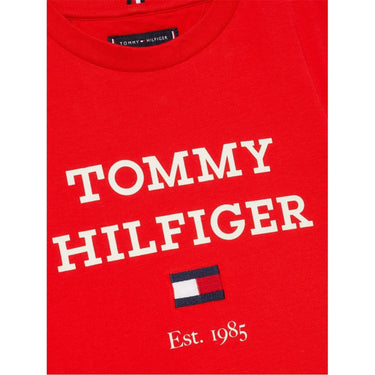T-shirt TOMMY HILFIGER Bambino LOGO Rosso