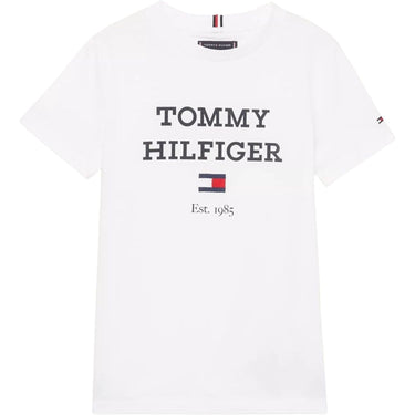 T-shirt TOMMY HILFIGER Bambino LOGO Bianco