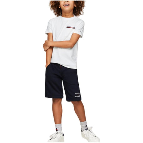 T-shirt TOMMY HILFIGER Bambino POCKET Bianco