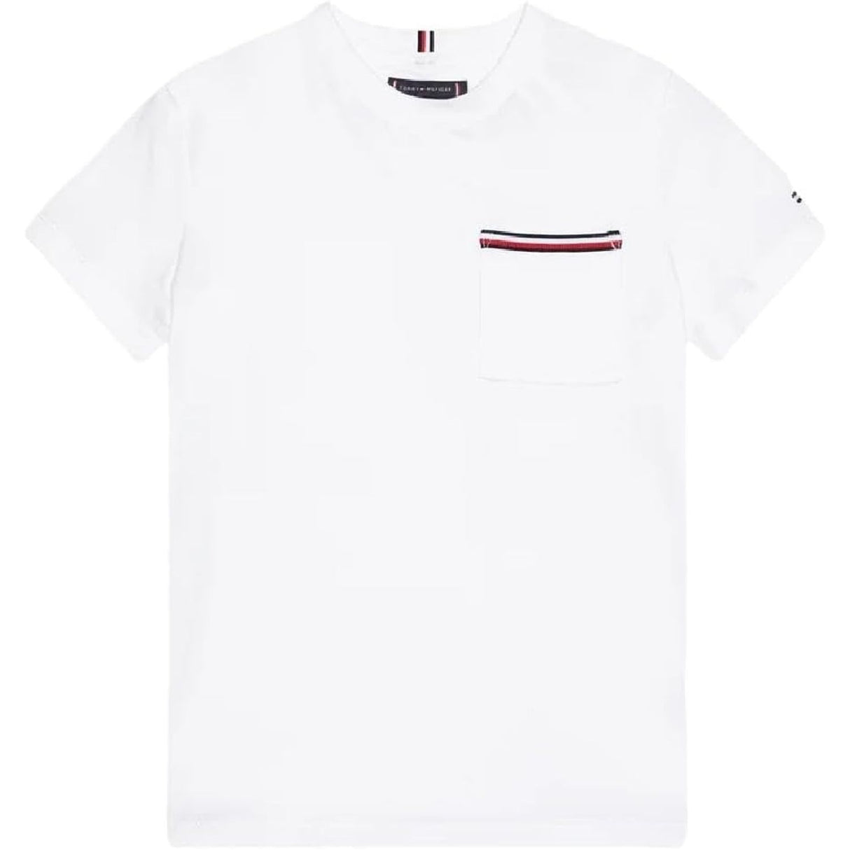T-shirt TOMMY HILFIGER Bambino POCKET Bianco