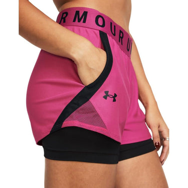 Pantaloncino Sportivo UNDER ARMOUR Donna PLAY UP 2-IN-1 Rosa