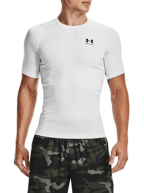 T-Shirt Sportiva Under Armour Uomo Ua Hg Comp Bianco