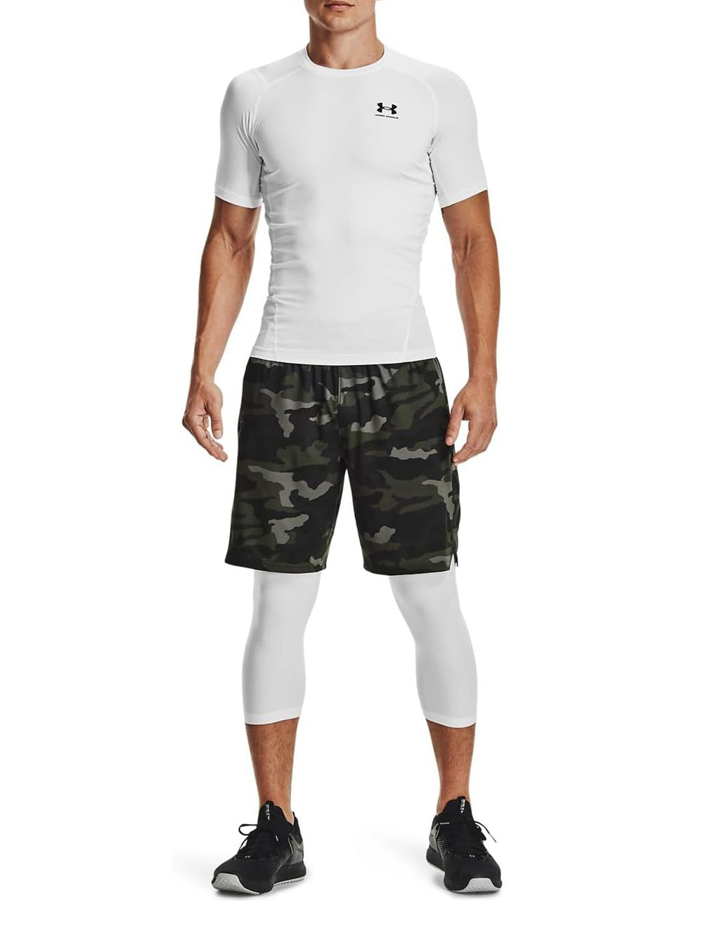 T-Shirt Sportiva Under Armour Uomo Ua Hg Comp Bianco