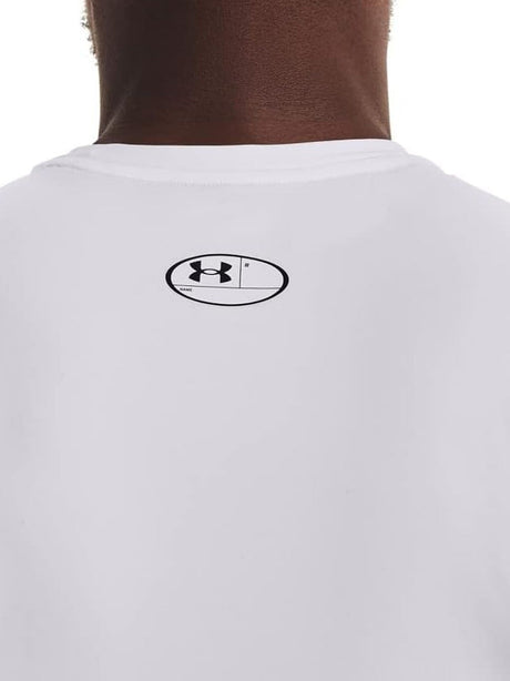 Canottiera Sportiva Under Armour Uomo Ua Hg Comp Bianco Under Armour  Angolo dello Sport
