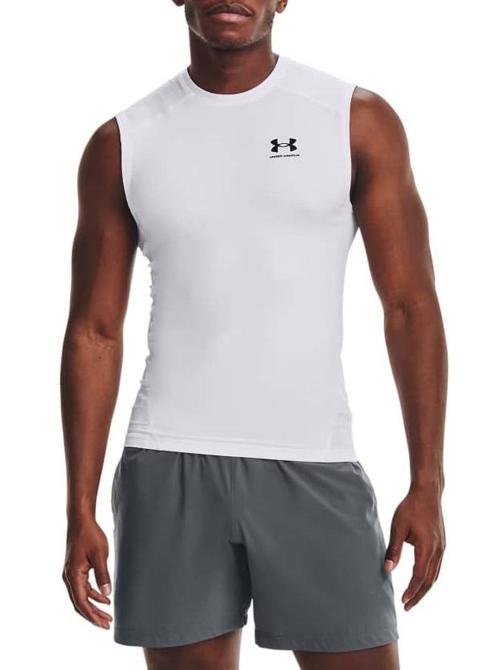 Canottiera Sportiva Under Armour Uomo Ua Hg Comp Bianco