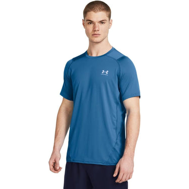 T-shirt Sportiva UNDER ARMOUR Uomo UA HG FITTED Blu