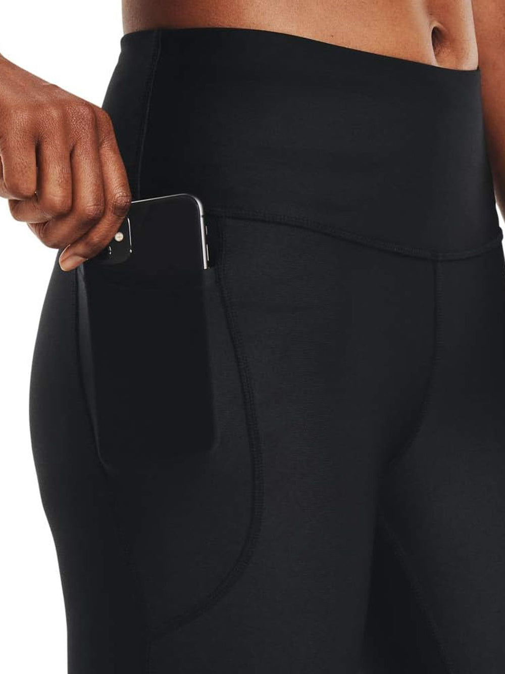 Leggings Sportivo Under Armour Donna Hg Hi Capri Ns Nero Under Armour  Angolo dello Sport