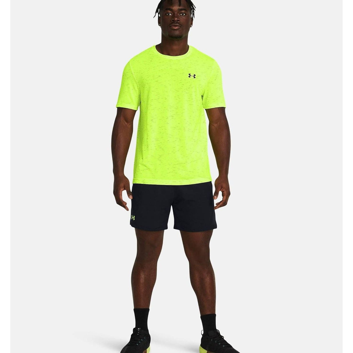 Pantaloncino Sportivo UNDER ARMOUR Uomo UA VANISH WOVEN 6IN Nero UNDER ARMOUR  Angolo dello Sport