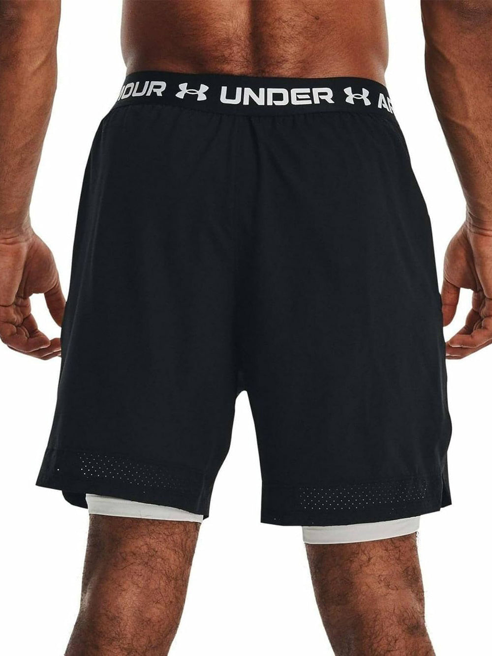 Pantaloncino Sportivo Under Armour Uomo Ua Vanish Woven 2in1 Nero