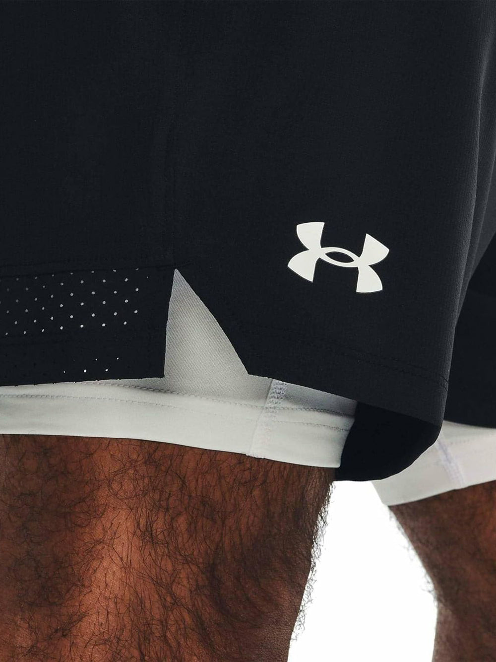 Pantaloncino Sportivo Under Armour Uomo Ua Vanish Woven 2in1 Nero