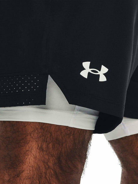Pantaloncino Sportivo Under Armour Uomo Ua Vanish Woven 2in1 Nero Under Armour  Angolo dello Sport