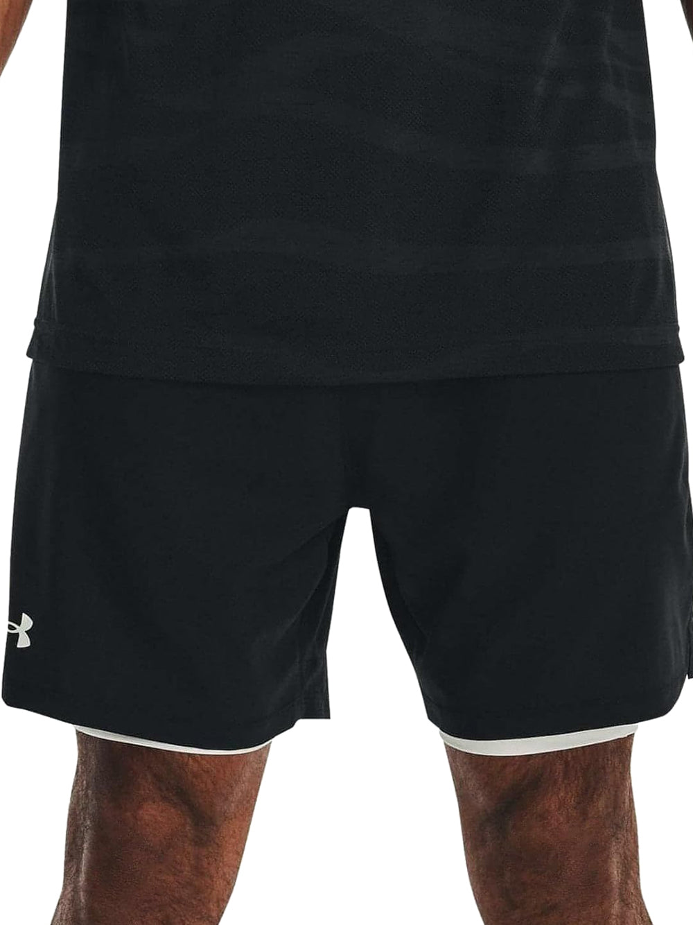 Pantaloncino Sportivo Under Armour Uomo Ua Vanish Woven 2in1 Nero