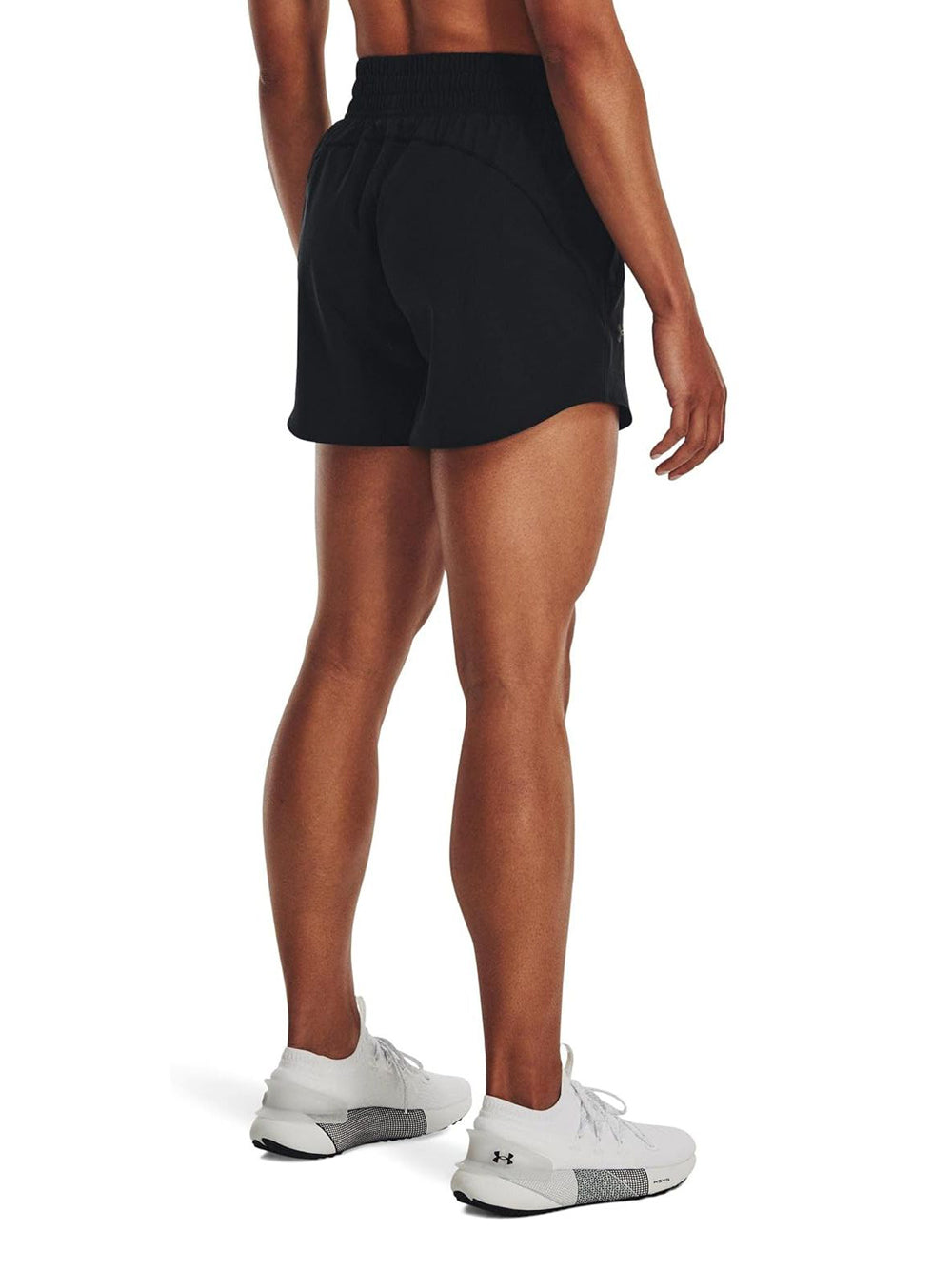 Pantaloncino Sportivo Under Armour Donna Flex Woven 5in Nero Under Armour  Angolo dello Sport