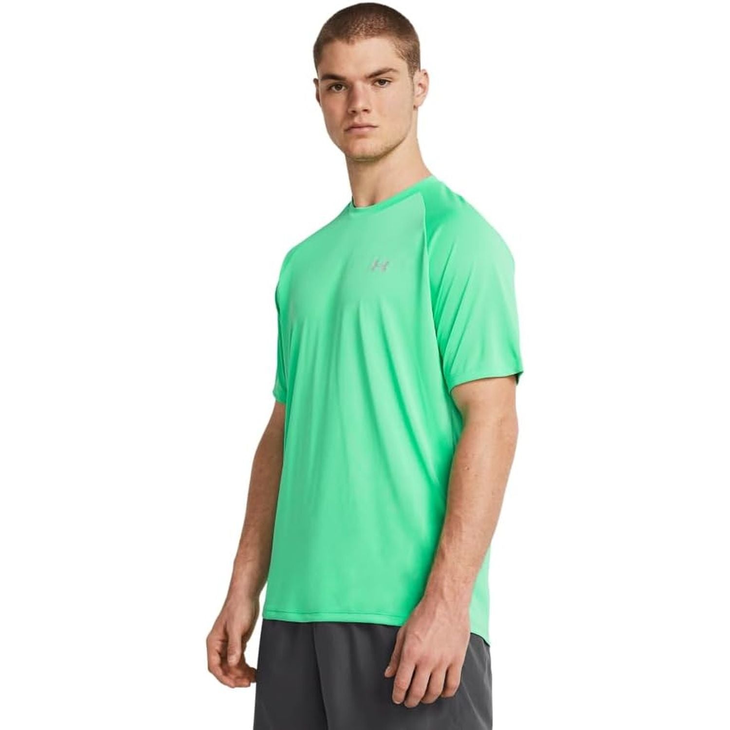 T-shirt Sportiva UNDER ARMOUR Uomo UA TECH REFLECTIVE Verde