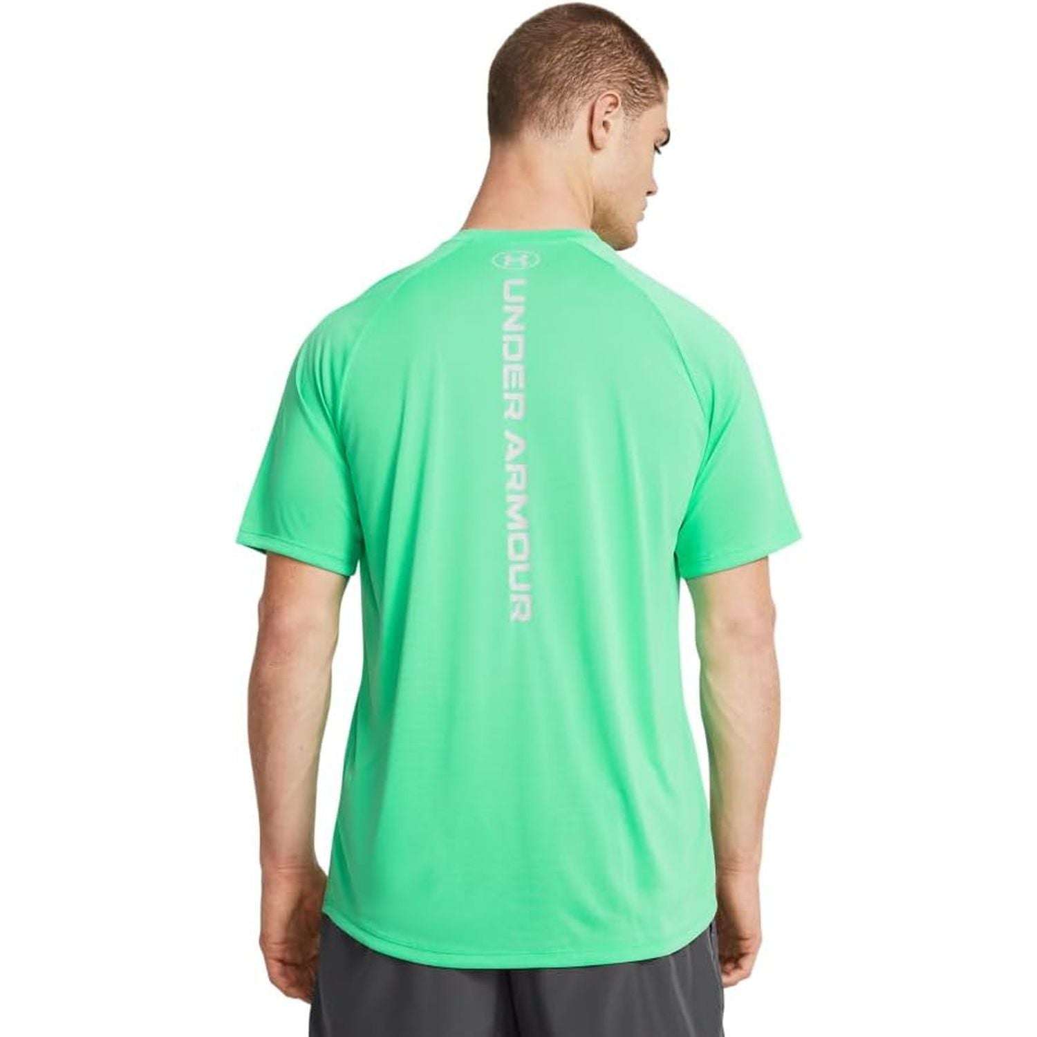 T-shirt Sportiva UNDER ARMOUR Uomo UA TECH REFLECTIVE Verde