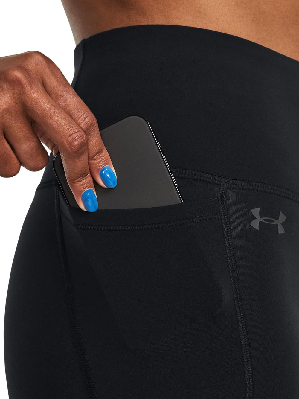 Pantalone Sportivo Under Armour Donna Motion Flare Nero Under Armour  Angolo dello Sport