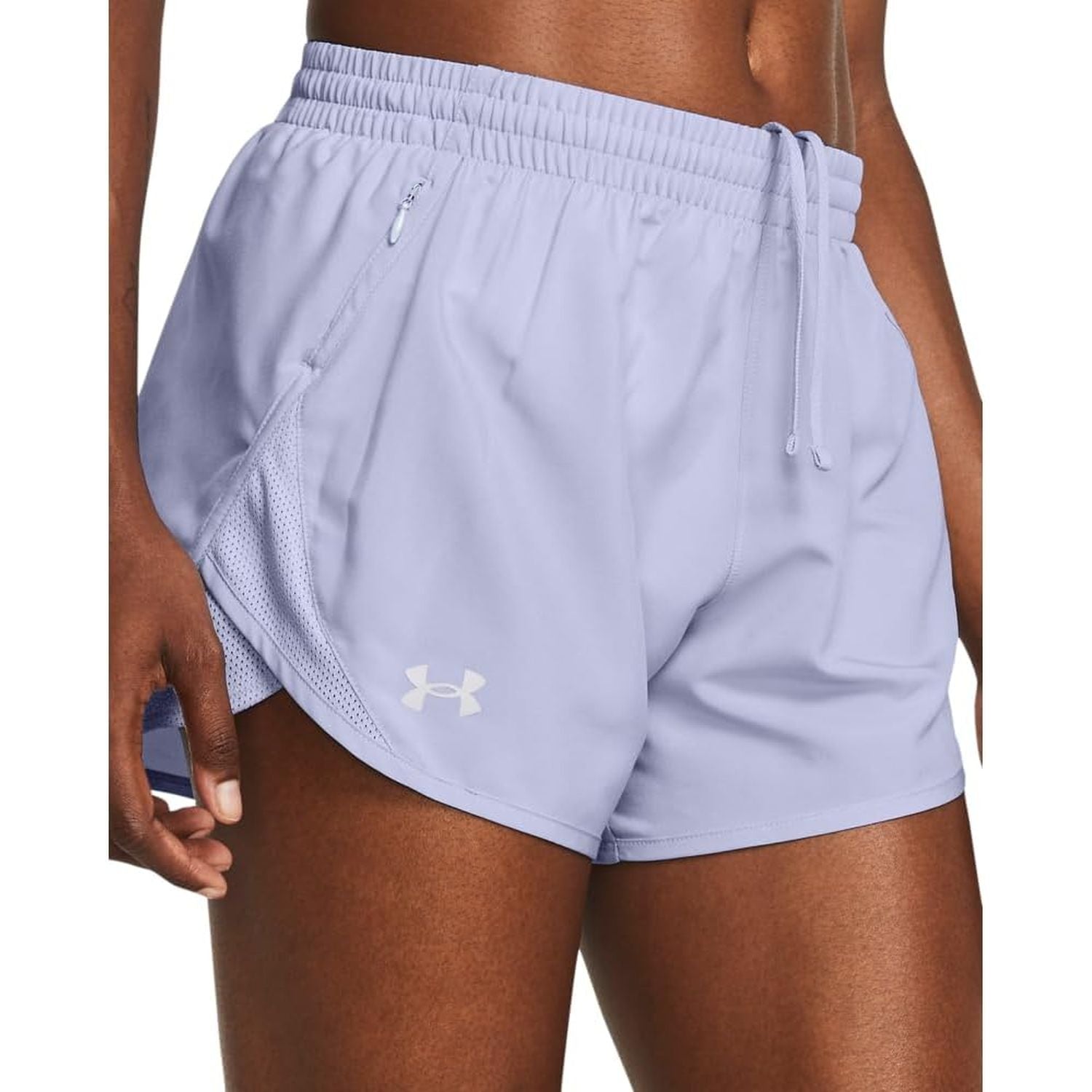 Pantaloncino Sportivo UNDER ARMOUR Donna UA FLY BY Celeste