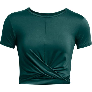 T-shirt Sportiva UNDER ARMOUR Donna MOTION CROSSOVER CROP Militare