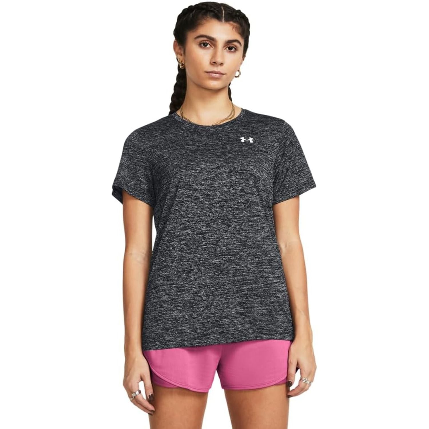 T-shirt Sportiva UNDER ARMOUR Donna TECH Nero