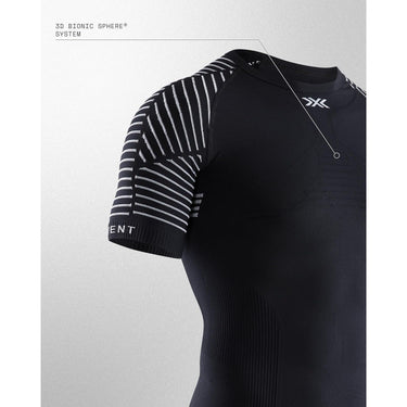T-shirt Sportiva X-BIONIC Uomo invent 4.0 lt Nero